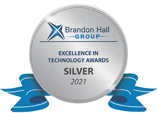 Brandon Hall 2021 Silver Award, Best Advance in ILT Management and Delivery, Socratic Arts Dynamic Scene Adapater