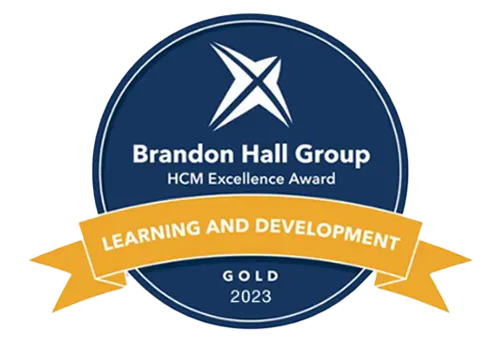 Brandon Hall 2023 Gold Award, Best Advance in Leadership Development, Leadership & Management Training Curriculum for Remote & On-Site Global Law Firm Associates
